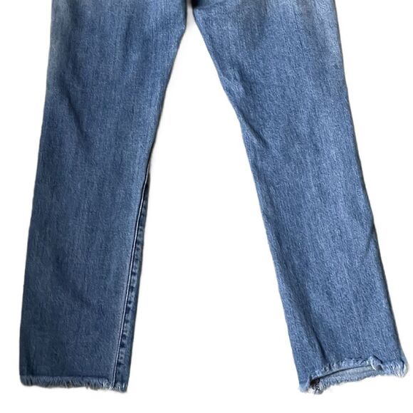 Revice Uptown Roadtrip Distressed Medium Wash Super High Rise Jeans (Size: 27) - Picture 14 of 16